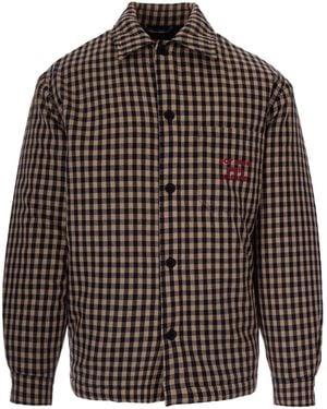 Drole de Monsieur Long-Sleeved Shirt Jacket - Grey