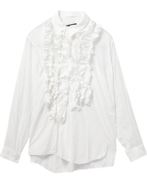 Comme des Garçons Ruffled Shirt - White