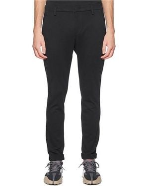 Dondup Belt-Lined Casual Trousers - Black