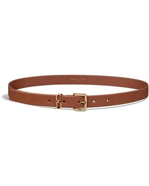 Dior Saddle Loop Belt - White