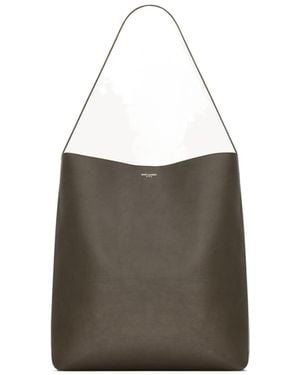 Saint Laurent Bold Hobo Bag - Natural
