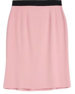 Dolce & Gabbana Solid Stretch Dress - Pink