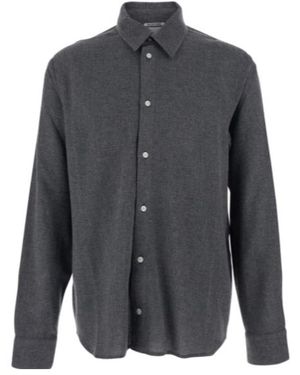 Won Hundred Adriel Classic Collar Shirt - Grey