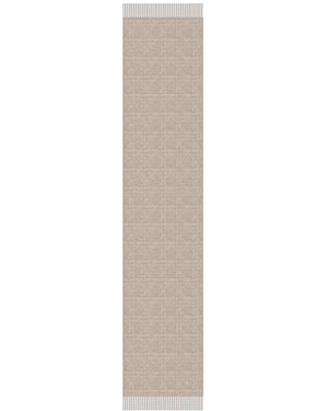 Dior Cannage Scarf - White