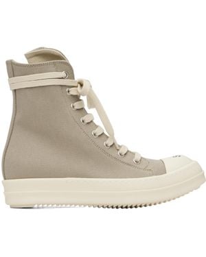 Rick Owens Concordians Sneaks High-Top Sneakers - Natural