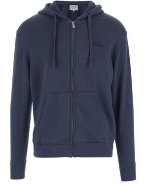 Mc2 Saint Barth Cotton Zip-Up Hoodie - Blue