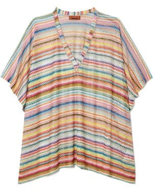Missoni Loose Striped Shirt - White