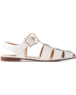 Gabriela Hearst Zoey Flat Sandals - White