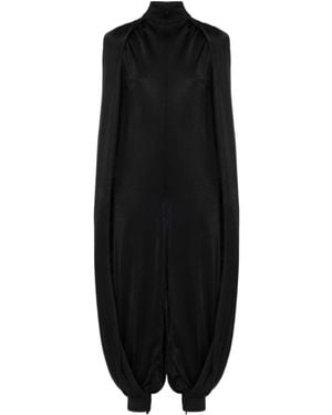 Alaïa Stand-Collar Jumpsuit - Black