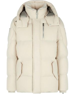 Moose Knuckles Long-Sleeved Down Jacket - Natural