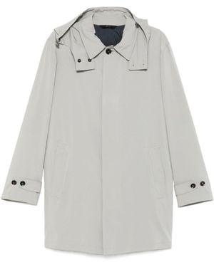 Brioni Trench Coat Parka - Gray