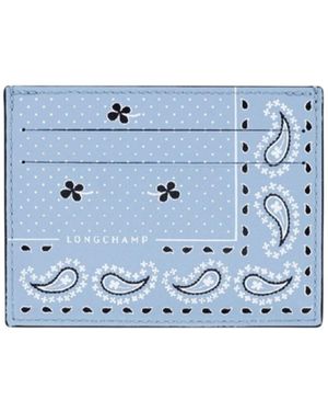 Longchamp Pocket Card Holder - Blue