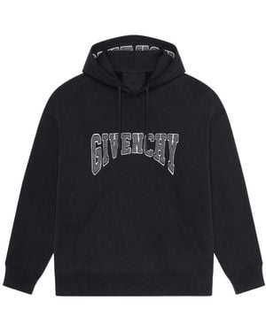 Givenchy Lightning Printed Drawstring Hoodie in Blue for Men