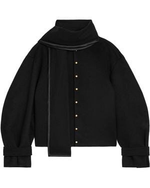Celine Scarf Jacket - Black