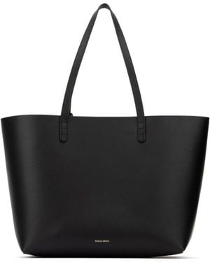 Mansur Gavriel Logo Large Handbag - Black