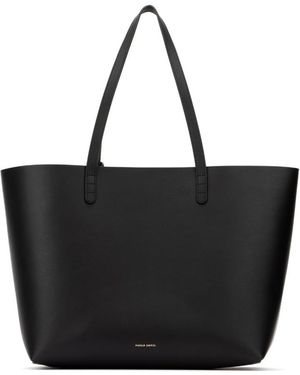 Mansur Gavriel Logo Large Handbag - Black