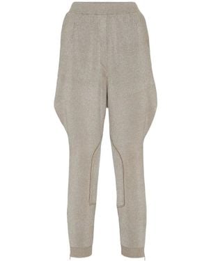 Brunello Cucinelli Ribbed Pants - Gray