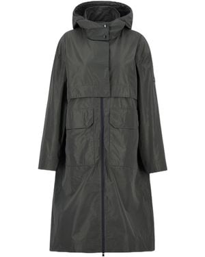 Barbour Roxanna Long Trench Coat - Grey