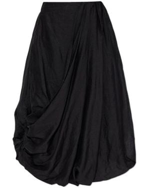 AllSaints Nia Draped Skirt - Black