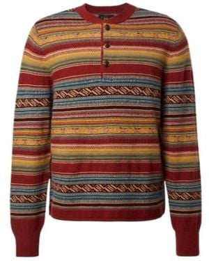 RRL Wool-Blend Jacquard Jumper - Brown
