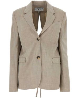 Loewe Tailored Jacket - Natural