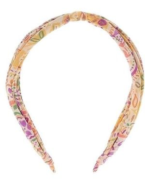 Etro Pattern Hair Band - White