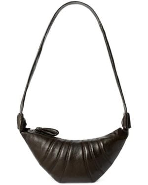 Lemaire Small Croissant Zipped Shoulder Bag - Black