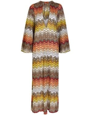 Missoni Metallic Fine Knit Dress