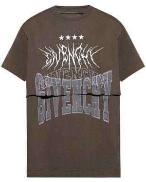 Givenchy Layered Cotton T-Shirt - Multicolor
