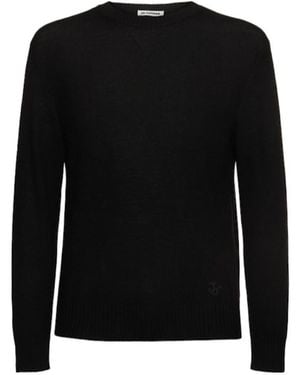 Jil Sander Wool Crewneck Jumper - Black