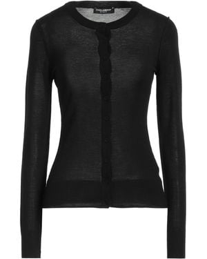 Dolce & Gabbana Long Sleeves Cardigan - Black