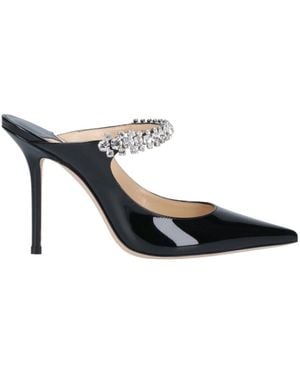 Jimmy Choo Pointed-Toe Slip On Pumps - Black