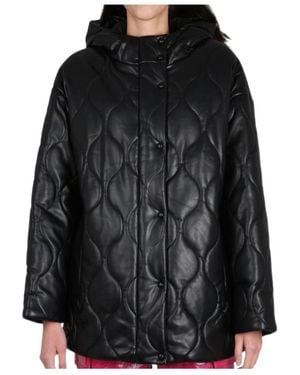 STAND Long-Sleeved Quilted Jacket - Black