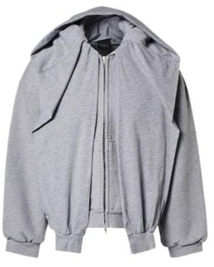 Balenciaga Long-Sleeved Sweatshirt - Gray