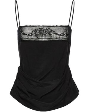Magda Butrym Lace Camisole - Black
