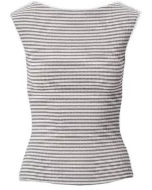 Rag & Bone Striped T-Shirt - Gray