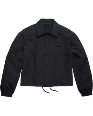Canada Goose Button-Up Drawstring Jacket - Blue