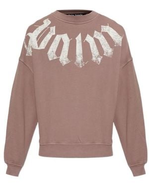 Palm Angels Long-Sleeve Sweatshirt - Pink