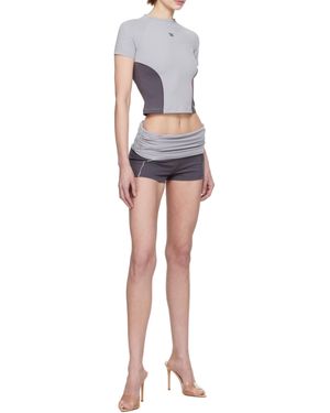 MISBHV Lycra Wrapped Sport Shorts - Blue