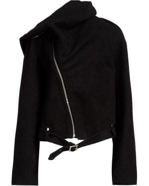 Rick Owens Minimalist Cashmere Jacket - Black