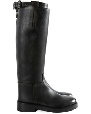 Ann Demeulemeester Stan Riding Boots - Black