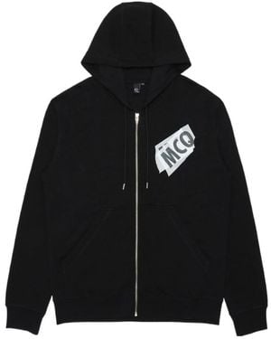 McQ Hooded Casual Jacket - Black