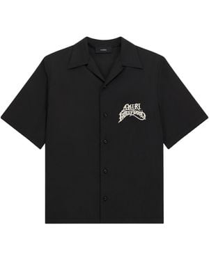Amiri Hollywood Camp Shirt - Black