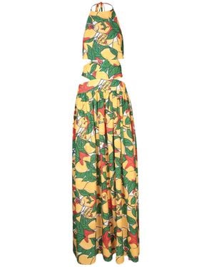 ALESSANDRO ENRIQUEZ Print Dress - Metallic