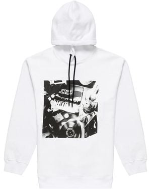 Opening Ceremony Graphic-Print Hoodie - White