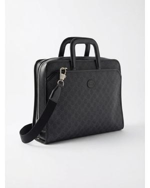 Gucci Supreme Gg Briefcase - Black