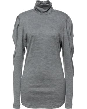 Isabel Marant Long Sleeve Turtleneck Top - Gray