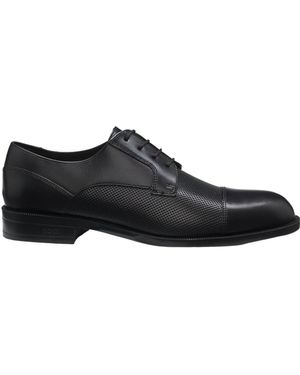 BOSS Cap-Toe Derby Shoes - Black