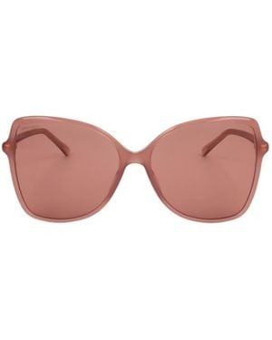 Jimmy Choo Eyewear Fede Butterfly Frame Sunglasses - Pink