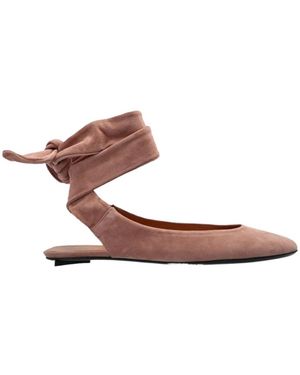 The Attico Cloe Ballet Flats - Brown